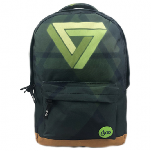 حقيبة ظهر مدرسية من جلو, أخضر