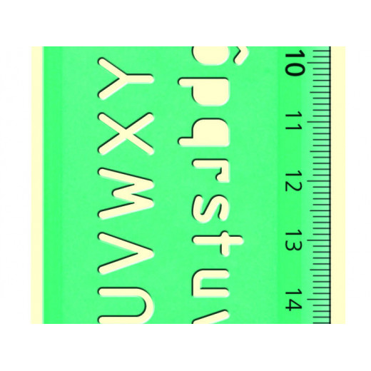 Maped 30cm Ruler & Stencil