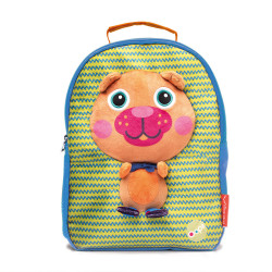 Oops Plush Backpack Bear Design
