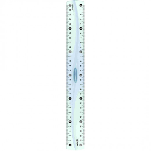 Maped Triple Demethimeter Crystal Ruler 30 cm