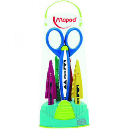 Maped Craft Scissors 5 Piece , Assorted Colors