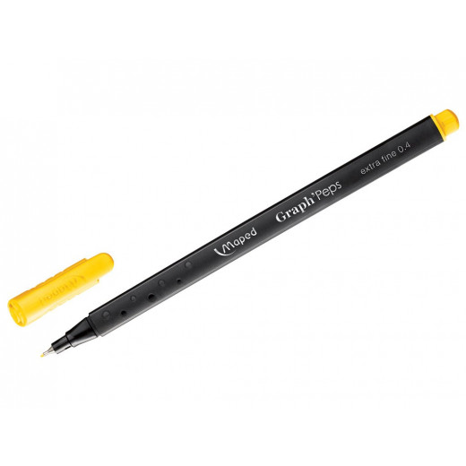 قلم حبر جولف فاين, باللون الاصفر, قطعة واحدة من مابد