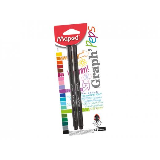 Maped Graph'Peps Fineliner Pen Black