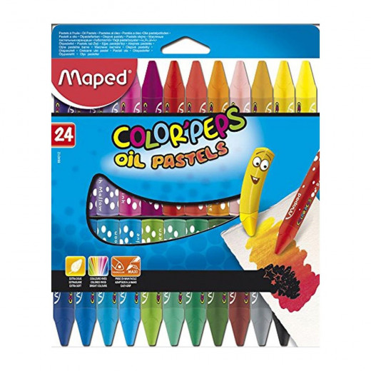 Maped Oil Pastel 24 Pack