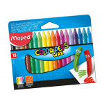 Maped Color' Peps Wax Crayons 18 Pcs