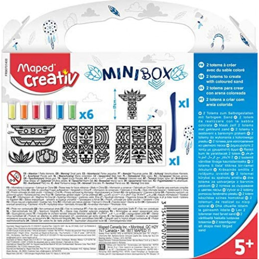 Maped Creativ Mini Box - Coloured Sand Art ,+5