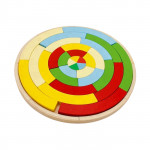 ألعاب ألغاز خشبية تعليمية للأطفال, متعدد الألوان