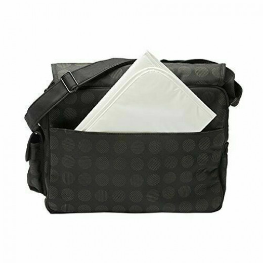 Ryco Stella Messenger Diaper Bag,black Nursery Bag