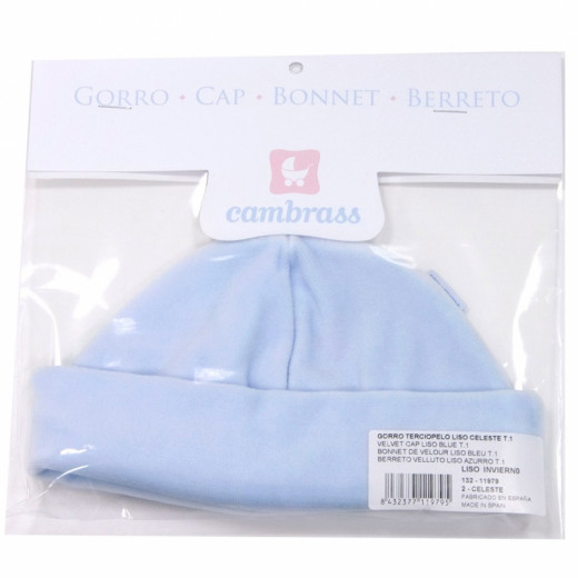 Cambrass Blue Velvet Hat