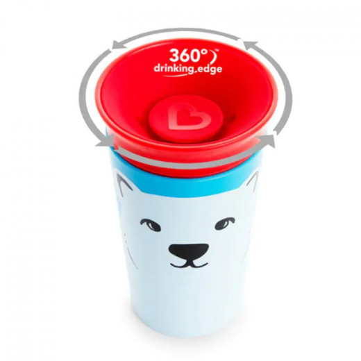 كوب للشرب ذو 360 درجة  266 مل - بتصميم الدب القطبي من منشكن