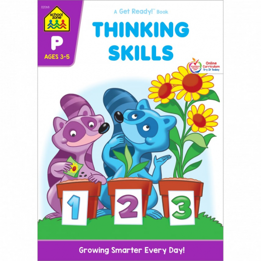 School Zone Thinking Skills Preschool Workbook