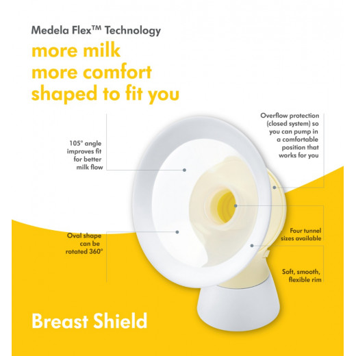 Medela PersonalFit Flex Breast Shields, 2 Pack of Large 27mm