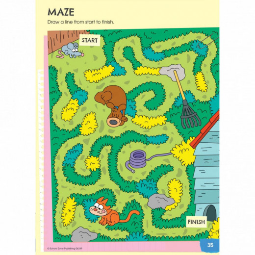 School Zone Fun and Games First Grade Workbook