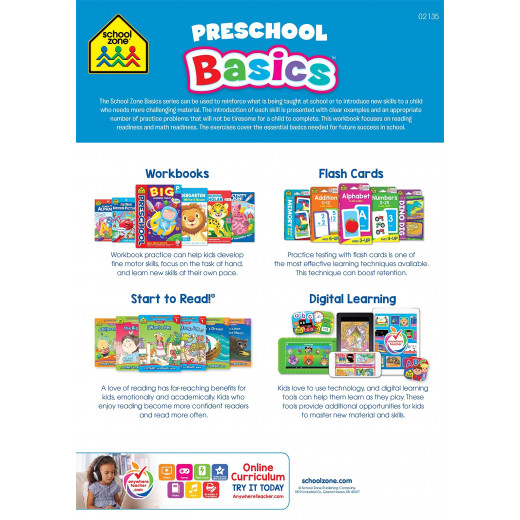 School Zone Preschool Basics Workbook