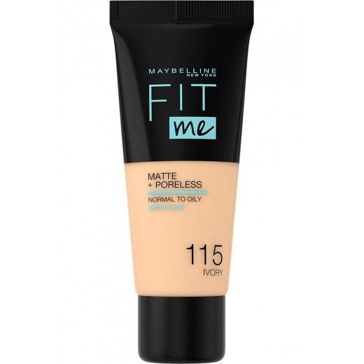 Maybelline Fit Me Matte & Poreless Foundation 115 Ivory