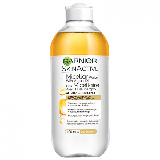 Garnier Skin Active Micellar Cleansing Water In Oil For Long-Ware Makeup - 400ml