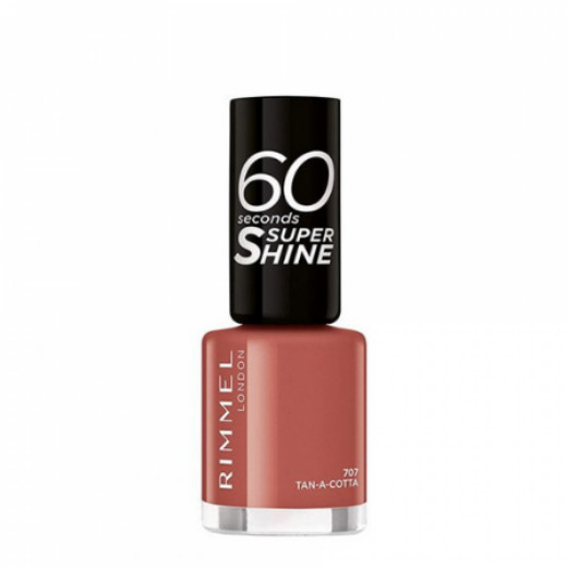 Rimmel London 60 Seconds Super Shine Nail Polish, 8ml,707