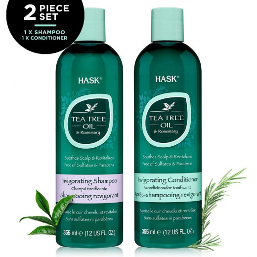 Hask Tea Tree Oil and Rosemary Shampoo + Conditioner