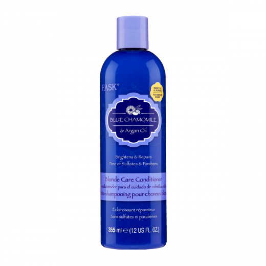 Hask Blonde Care Conditioner Blue Chamomile and Argan Oil, 355ml
