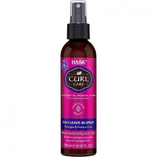 Hask Leave-in Spray Curl Care, 5-in-1, 175ml