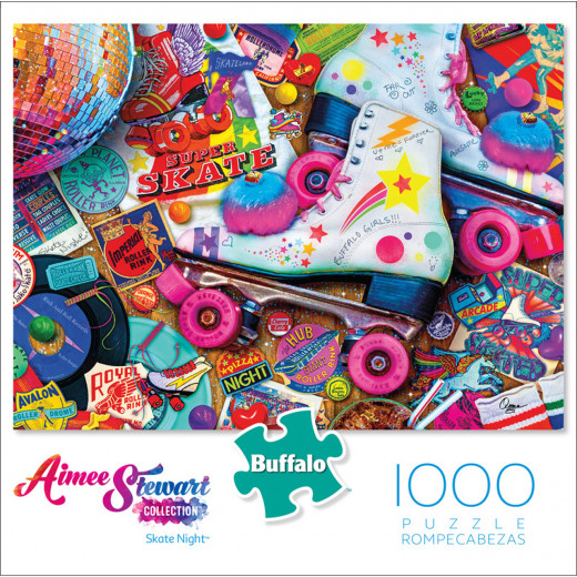 Buffalo Games Aimee Stewart- Skate Night, 1000 Pieces