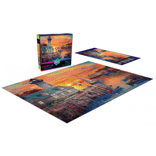 Buffalo Games Cities In Colors Of The Sunset, 750 Pieces