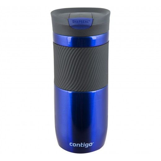 Contigo Snapseal Byron Vacuum Insulated Stainless Steel Travel Mug 470 Ml, Deep Blue