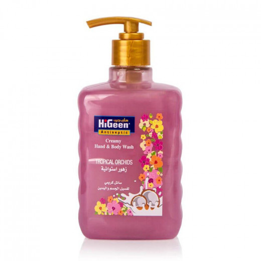 Higeen Creamy Hand and Body Wash, Tropical Orchids, 500 Ml
