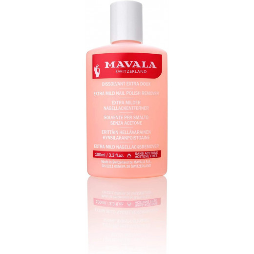 Mavala Gentle Nail Polish Remover, Pink, 100ml