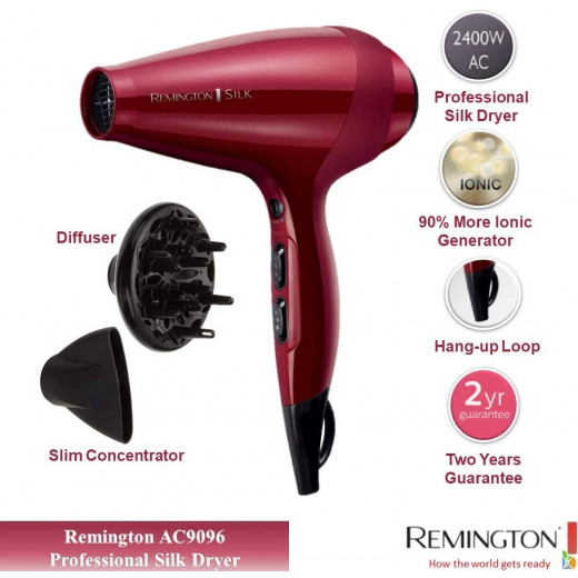 Remington Hair Dyer, Red Ac 9096