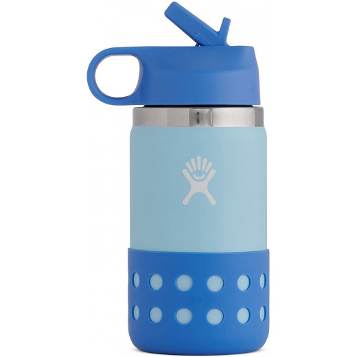 Hydro Flask Kids Wide Mouth Straw Lid & Boot  Ice, 350ml