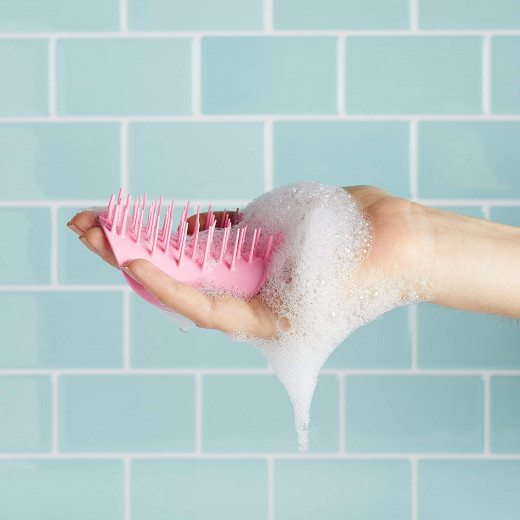 Tangle Teezer The Scalp Exfoliator & Massager, Pretty Pink