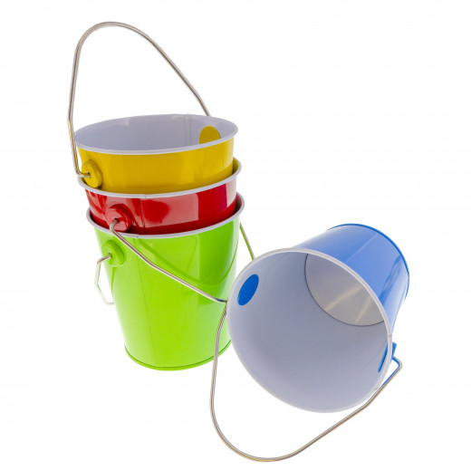 Bazic Mini Tin Pail with Handle, 1 Pail