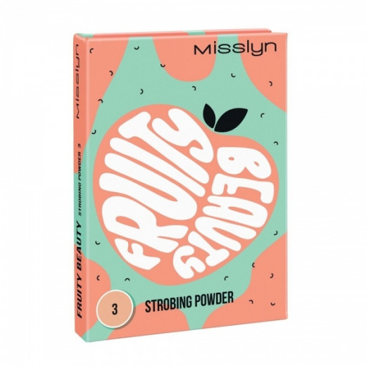 Misslyn Peach Please Beauty Strobing Powder, 3