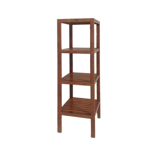 Nova Home Fend Rack Unit, Bamboo, 4 Shelves, Brown Color