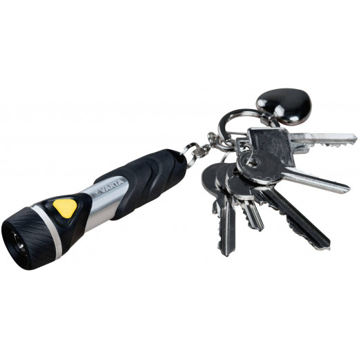 Varta Day Light Key Chain LED, Black & Silver