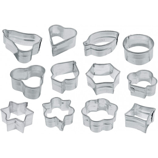 Zenker Patisserie Cookie Cutter, Set Of 25, Different Shapes