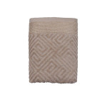 Nova Home Gold Versace, Cotton Jacquard Towel, Bath Towel, Beige Color