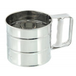 Zenker "Patisserie" Flour Press Sieve, Silver, 10.5X9 cm