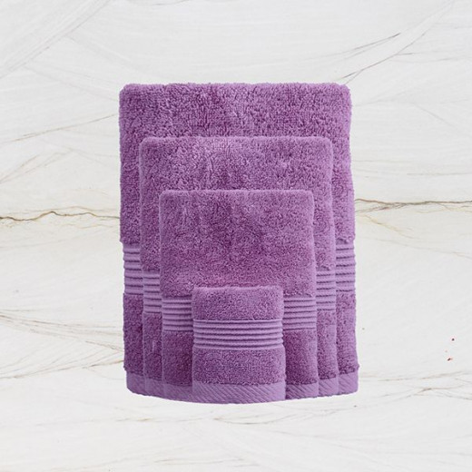 Nova home pretty collection towel, cotton, mauve color, 33*33 cm