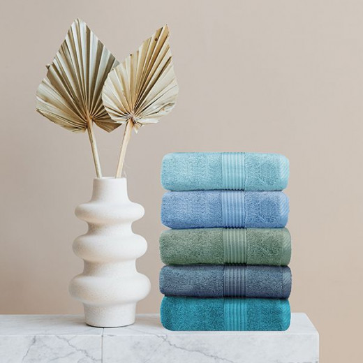 Nova home pretty collection towel, cotton, lagoon color, 50*100 cm