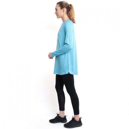 RB Women's Long Sleeve Training Top, Small Size, Blue Color