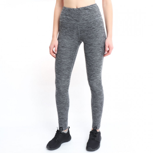 RB Women's High-Waist Leggings, XX Large Size, Grey Color