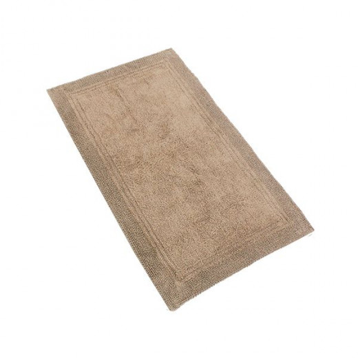 Nova Home Prime Bath Mat, Cotton, Beige Color, 60*90 CM