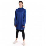 RB Women's Long Running Hoodie, X Large Size, Royal Blue Color