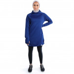 RB Women's Mid-length Running Hoodie, Medium Size, Royal Blue Color