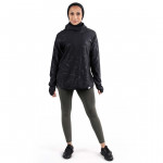 RB Women's Short Running Hoodie, Small Size, Marble Black Color