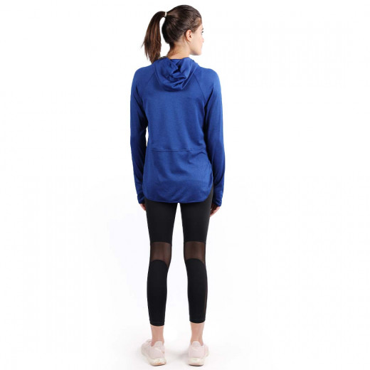 RB Women's Short Running Hoodie, X Large Size, Royal Blue Color