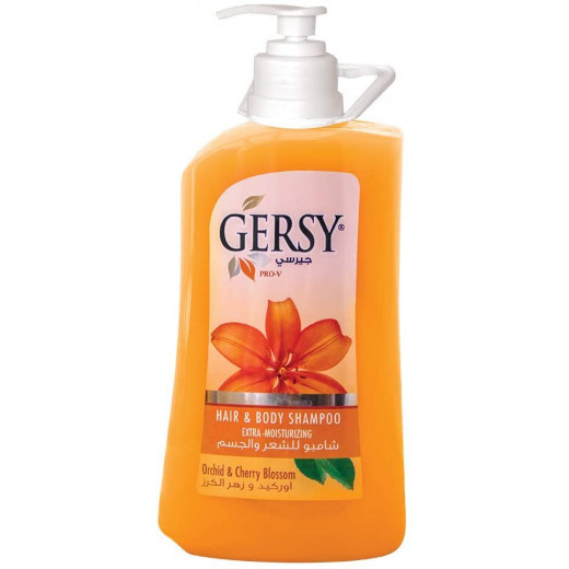 Gersy Shampoo For Body& Hair Orchid & Cherry, 2liter