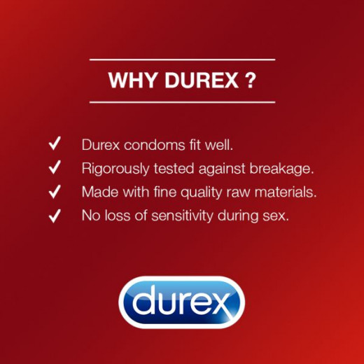 Durex Extended Pleasure Condoms, 3 Pieces